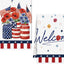 Set 2 toallas cocina absorbentes diseño patriótico 4 de Julio