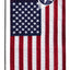Bandera jardín 12x18" bordada patriótica
