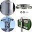 Soporte letreros acero inox 1.2-7.9pulg resistente agua