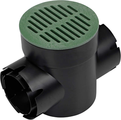 Drenaje redondo Spee-D para lavabo 2 salidas 6pulg negro
