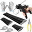 Set 6 bridas acero inox 6-11.8" herramientas valla