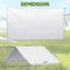 Cubierta gallinero impermeable 6.3x3.9pies elásticas