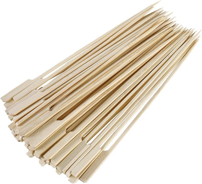 Pinchos paleta bambú 100uds bolsa brochetas kabob barbacoa