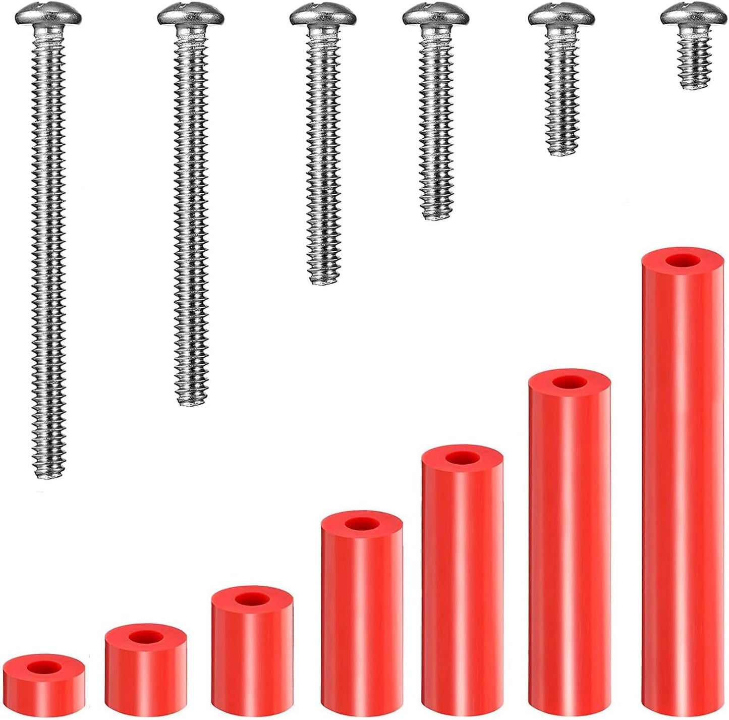 Kit extensor tomacorriente 195 pzas espaciadores y montaje 6-32