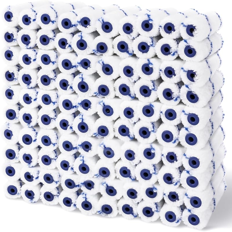 Cubiertas rodillo pintura microfibra 10cm pack 100