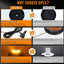 Luces estroboscópicas ámbar 48 LED base magnética 12-24V