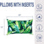 Almohadas lumbares repelentes agua 12x20" set 2 Hanalei