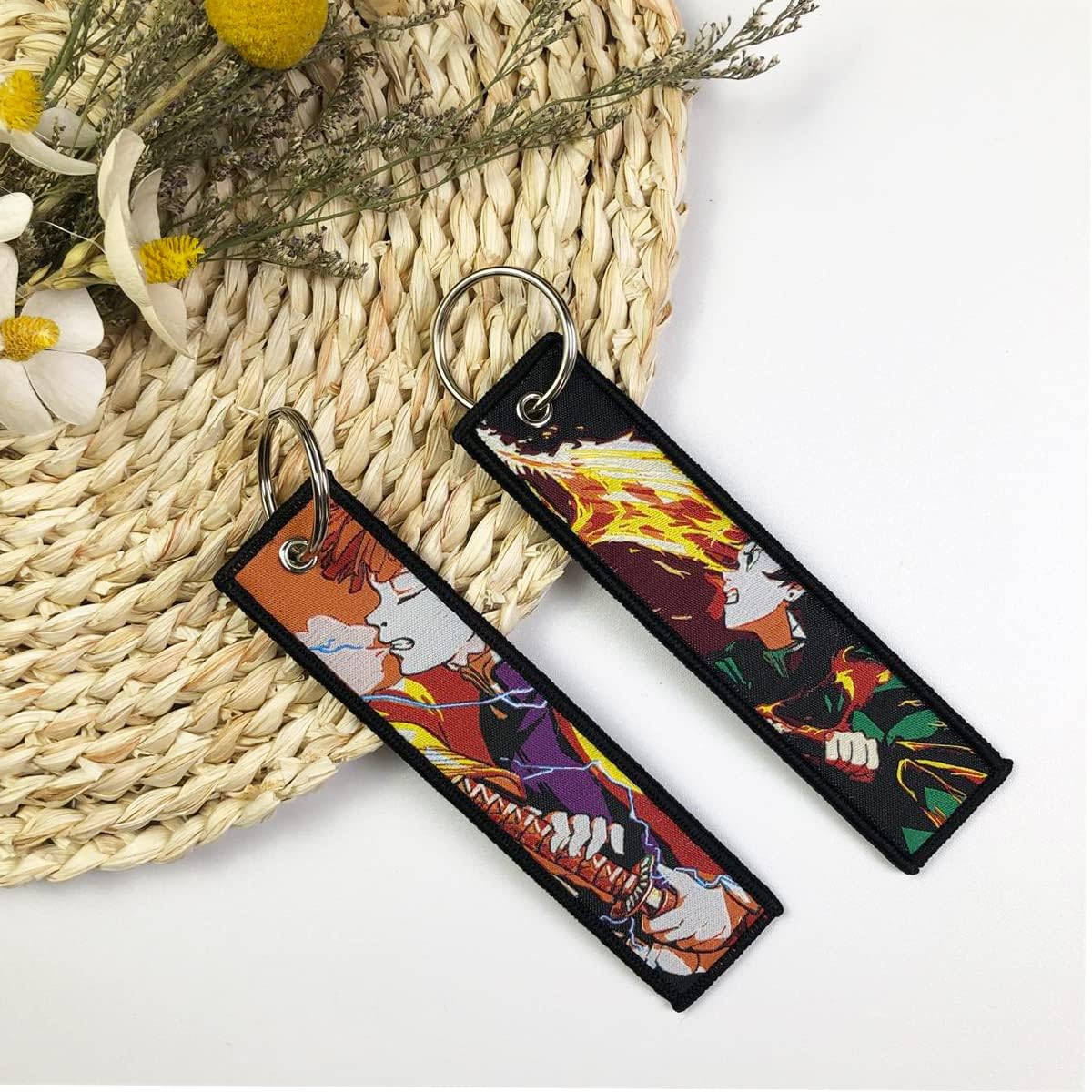 Llavero anime jet tag para motocicleta edc regalo