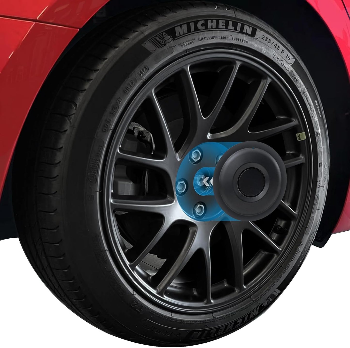 Tapa central rueda Tesla Model 3 2024-2025 set 4