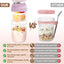 4 Pzas Tarros Mason 16oz Vidrio con Tapas y Cucharas Plegables