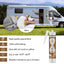 Sellador techo autocaravana autonivelante 4 pzas blanco