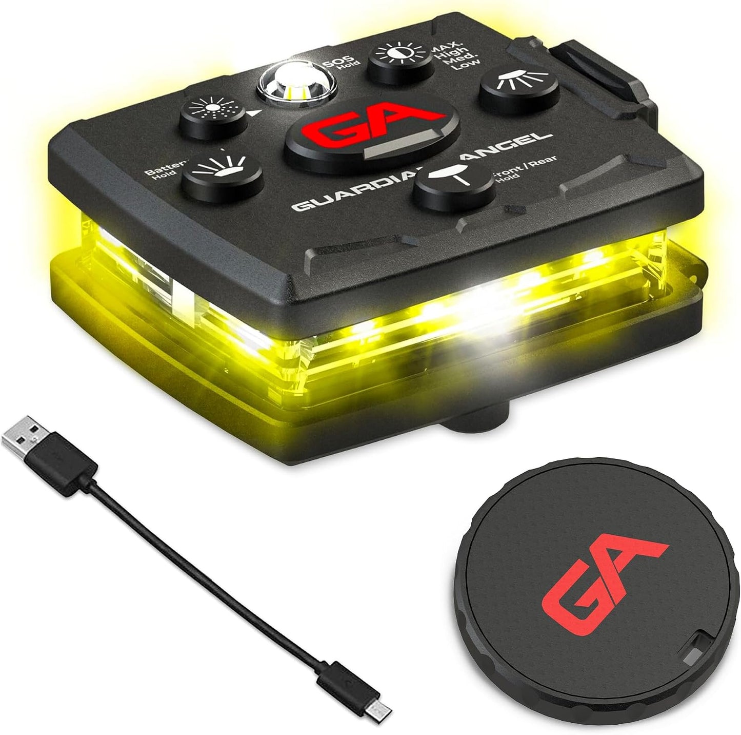 Luces LED recargables para caminar con perro y ciclismo