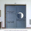 Kit herrajes puertas corredizas 72pulg armario 36.5pulg