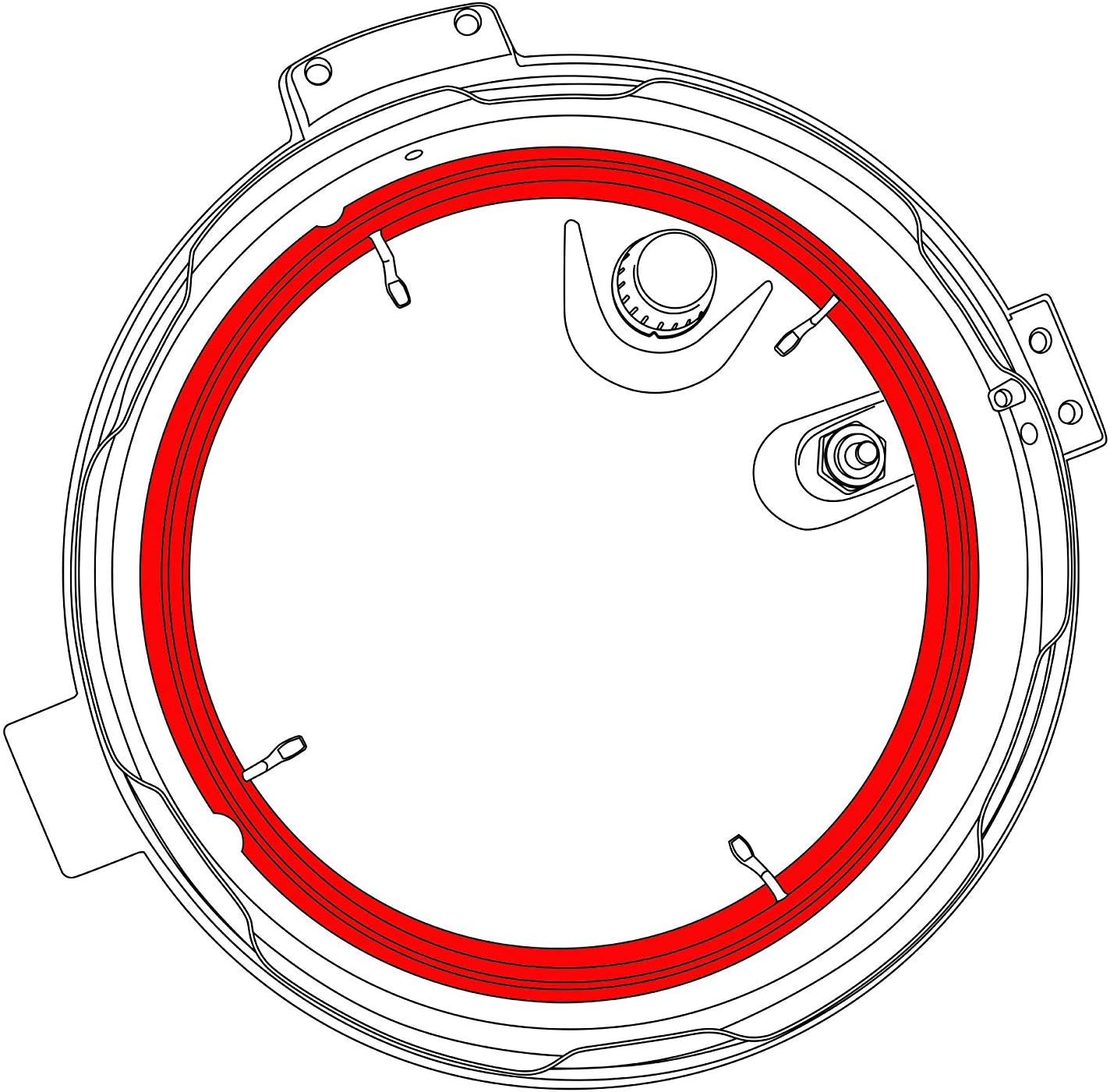 Repuesto anillo presión para olla a presión Magic Chef 6qt