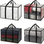 Bolsa transparente XL con cremallera asas reforzadas