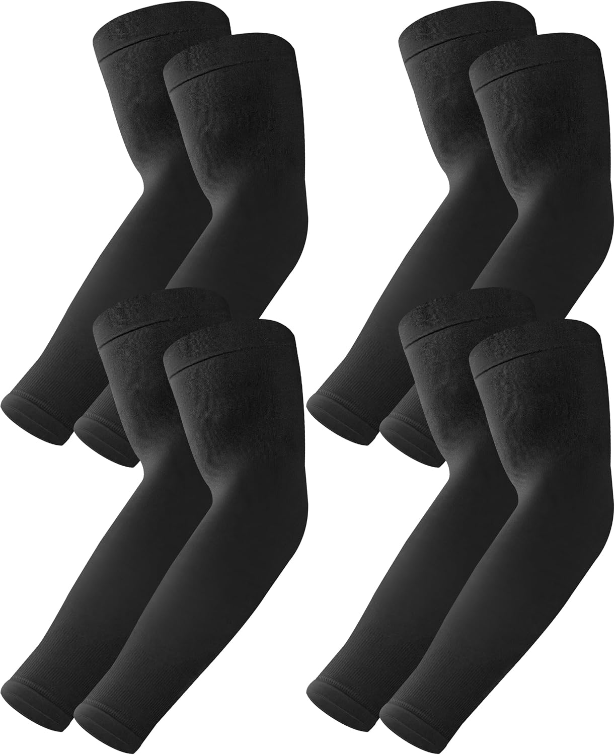 Mangas UV compresión brazo UPF 50 deporte hombre mujer