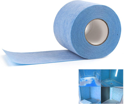 Membrana impermeable ducha 5pulg x100ft baño cocina sauna azul
