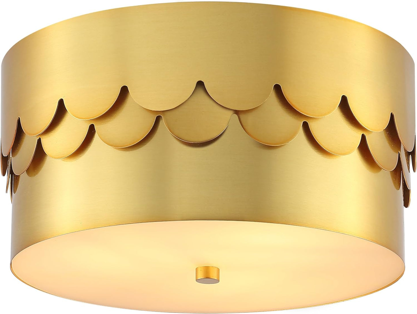 Lámpara empotrado latón dorado 3 luces 13pulg LED incluidas