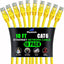 Cable Ethernet Cat6 UTP 10pies pack 10 amarillo
