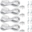 Kit 4 portalámparas colgantes 16pulg E26/E27 blanco