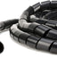 Envoltura espiral polietileno negro 1" 50ft