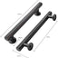 10 Tiradores Bronce Veneciano 5" para Gabinete Cocina