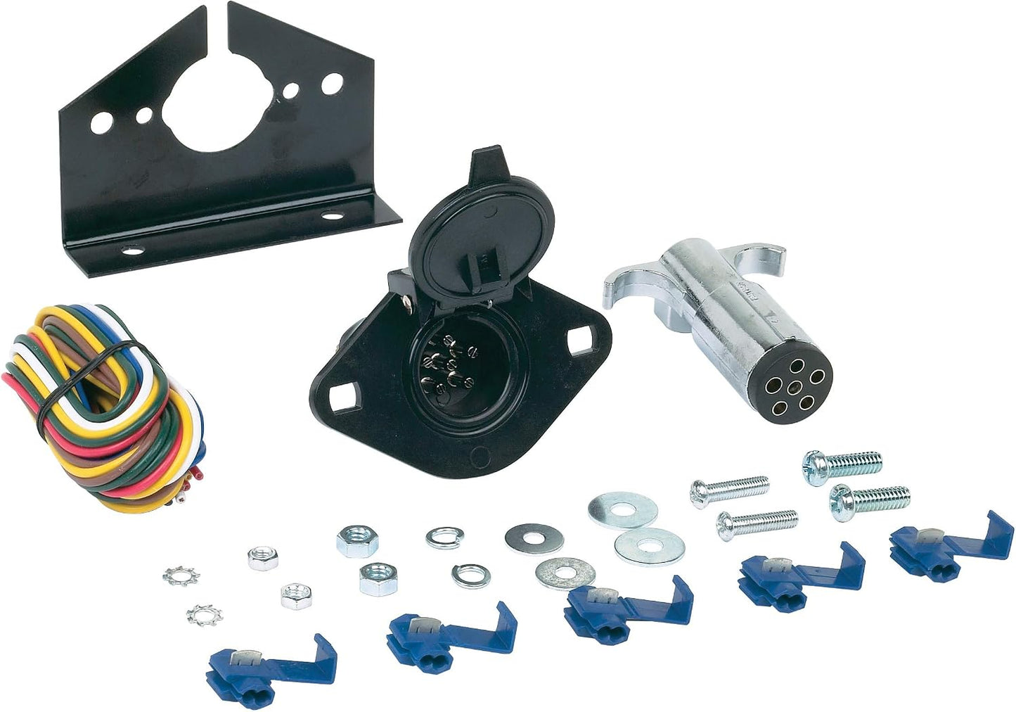 Set conectores redondos 6 polos