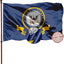 Bandera Marina 3x5 240D Resistente Ojales Latón