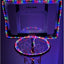 Luces LED aro baloncesto 18" 8 modos multicolor impermeable