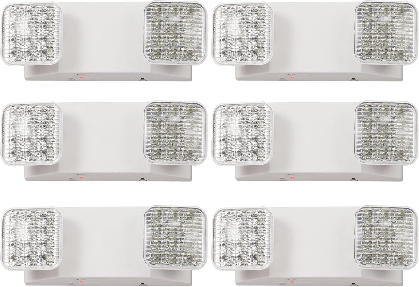 Luces emergencia led 2 cabezales ajustables certificado UL