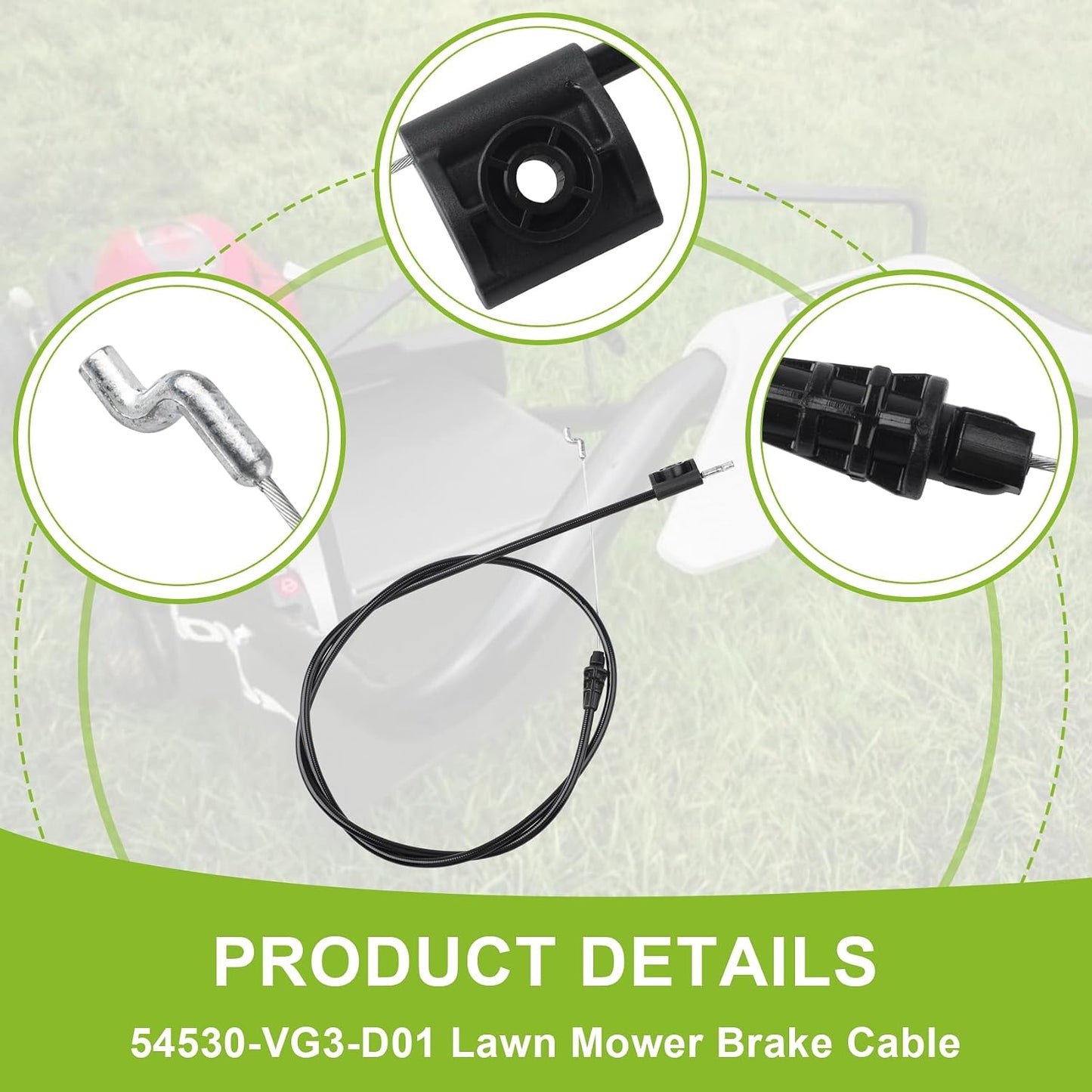 Cable freno cortacésped Honda HRR216 HRT216 1 Pza