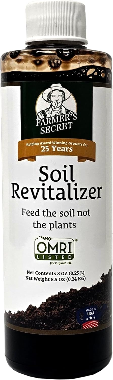 Revitalizador suelo 8oz OMRI ácido húmico activado