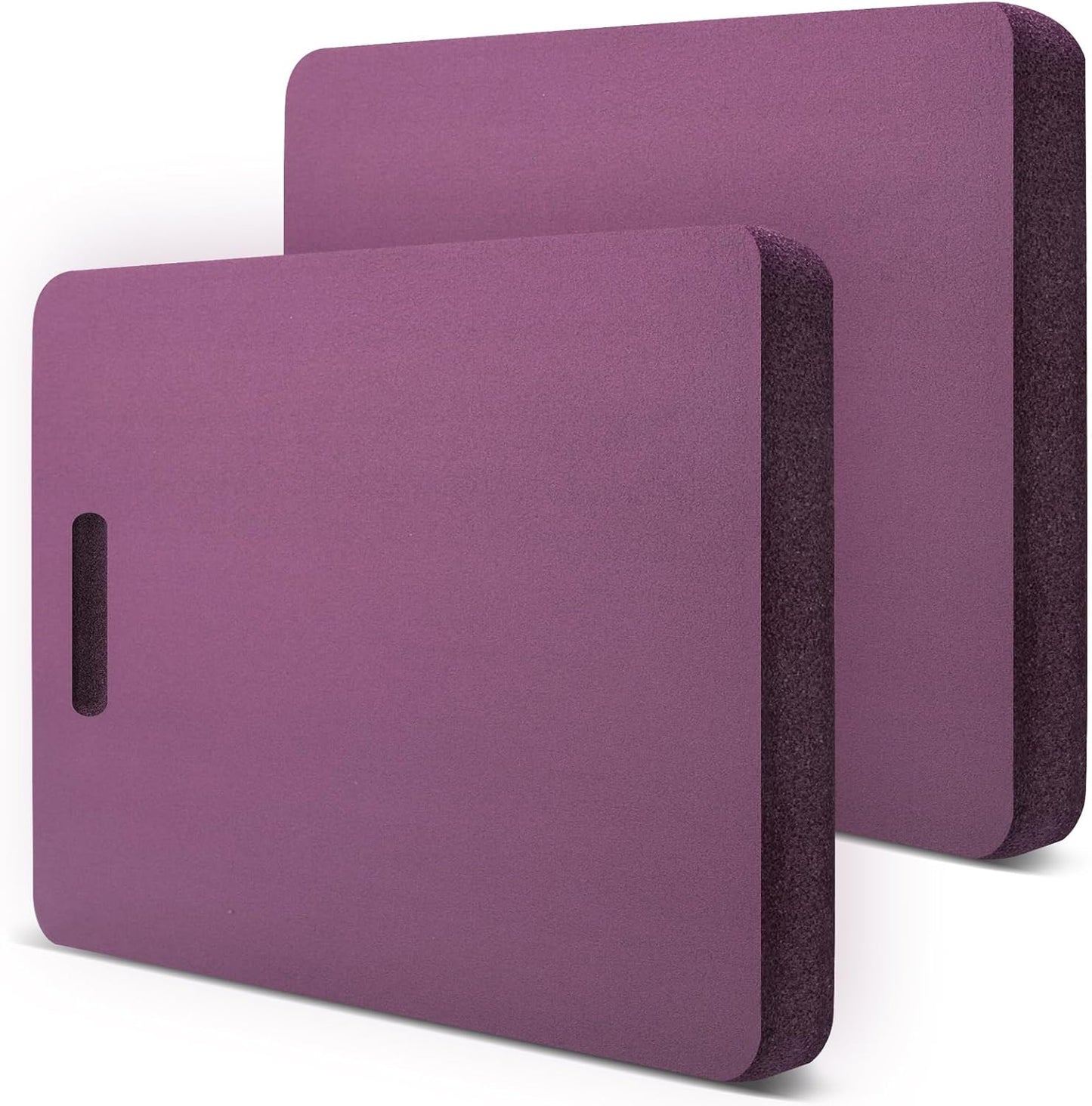 Rodillera gruesa espuma alta densidad pack 2 morado