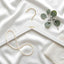 Percha boda grabado pintado colgador novia