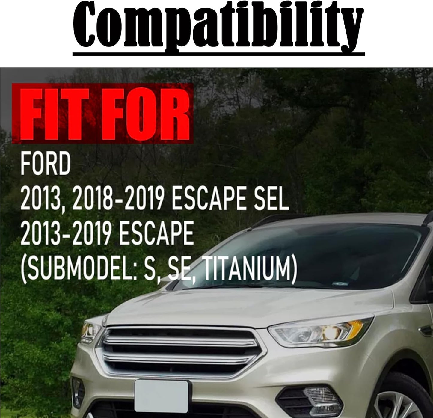 Reflector parachoques trasero Ford Escape lado derecho
