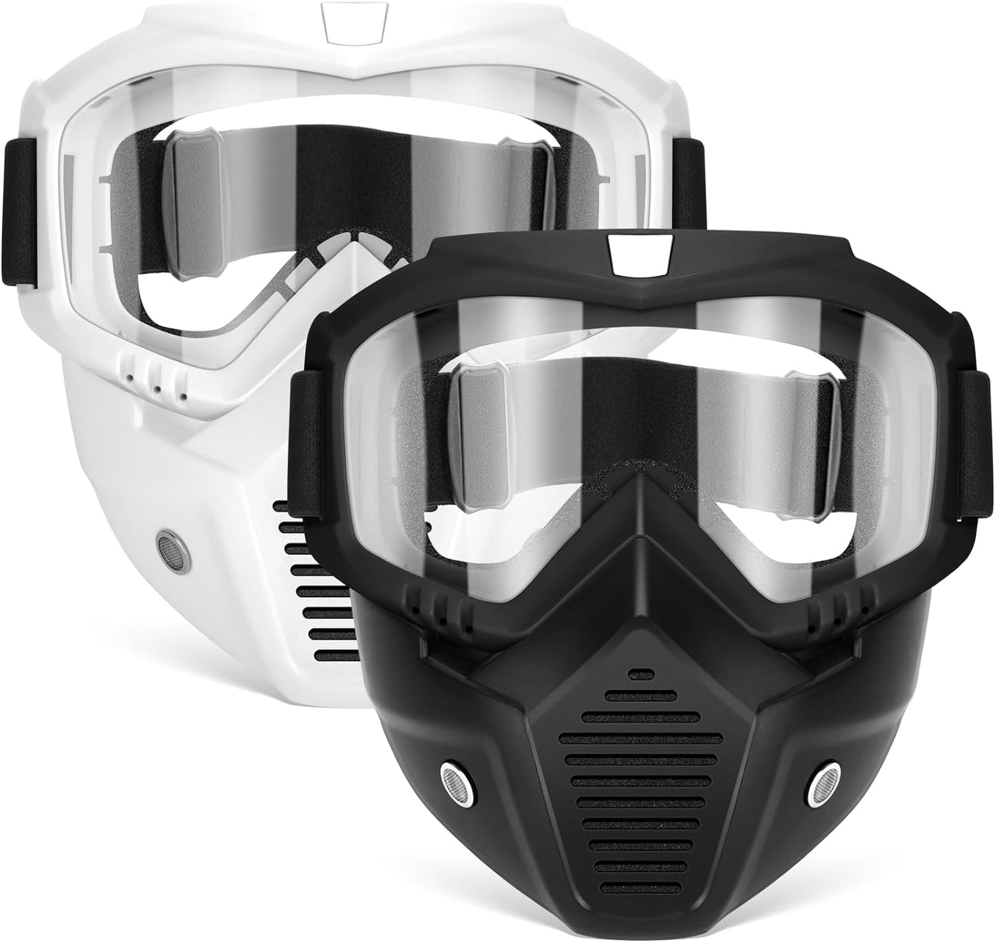 Máscara táctica desmontable con gafas comp Nerf Rival