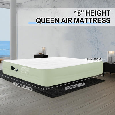 Colchón aire queen 18pulg textura terciopelo