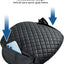 Funda consola central Pilot 2009-15 cuero negro 2 bolsillos