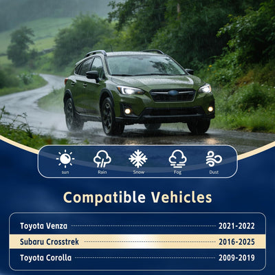 Escobillas limpiaparabrisas Toyota Venza 21-22 Corolla 09-19 Subaru Crosstrek 16-25