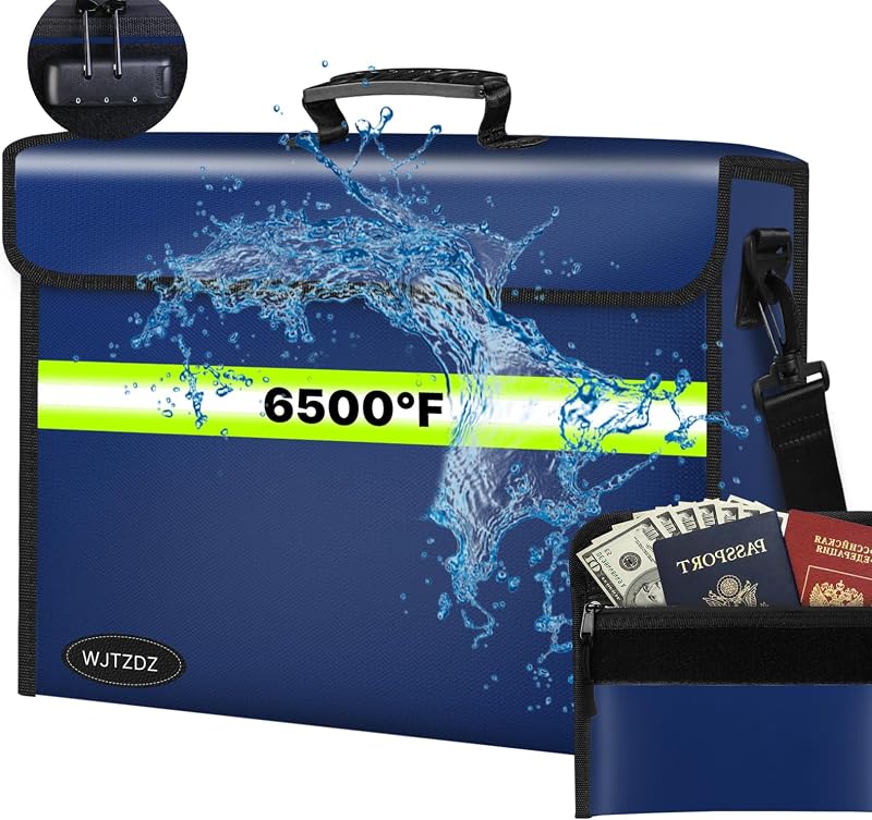 Bolsas ignífugas con cerradura 6500°F 10 capas
