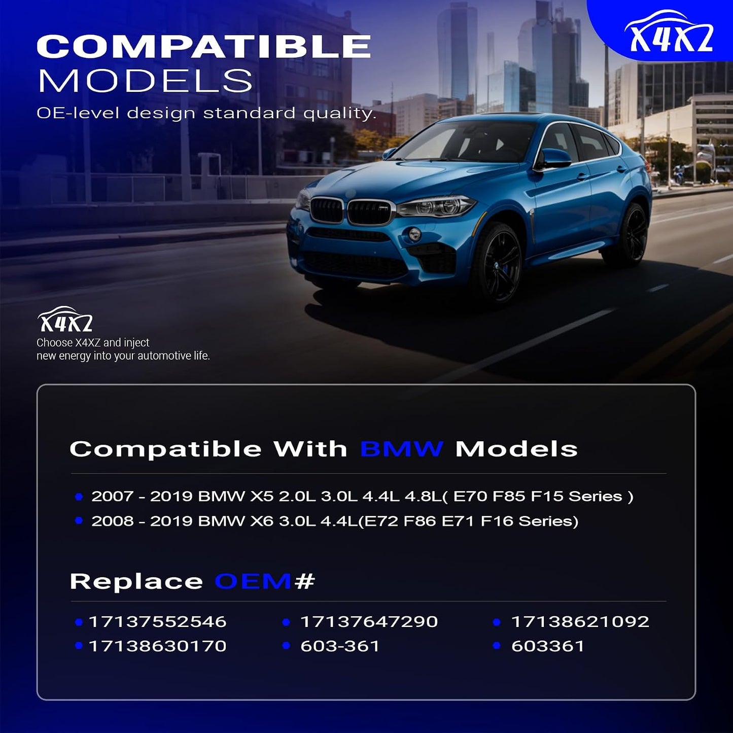 Tanque expansión radiador BMW X5/X6 07-19 con sensor