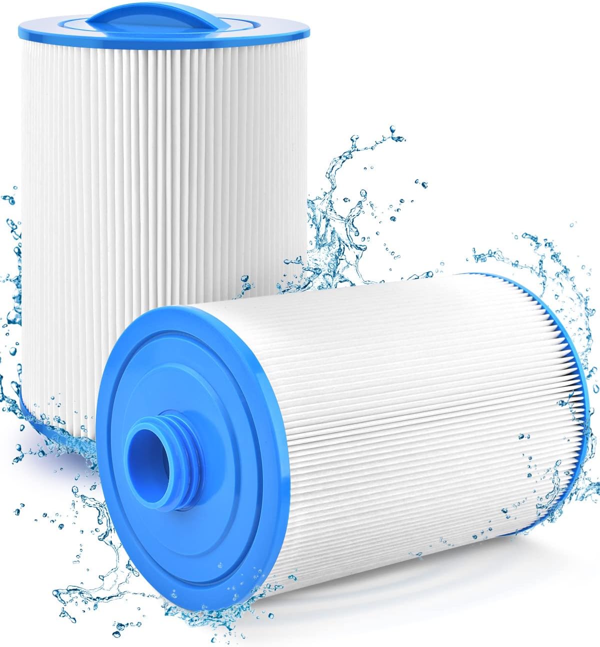 Filtro rosca SAE 1 1/2 pulg comp Pleatco Unicel Filbur 2 Pzas