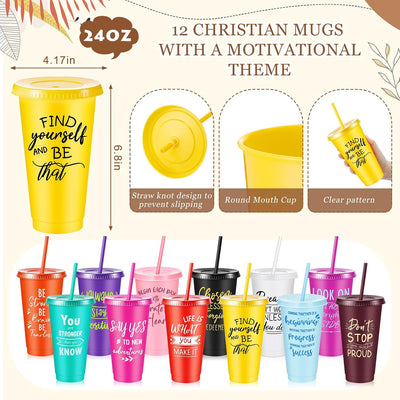 12 Set 48 Pzas Regalos Vasos 24oz Llaveros Cuadernos