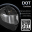 Casco motocicleta cara completa viseras dobles M