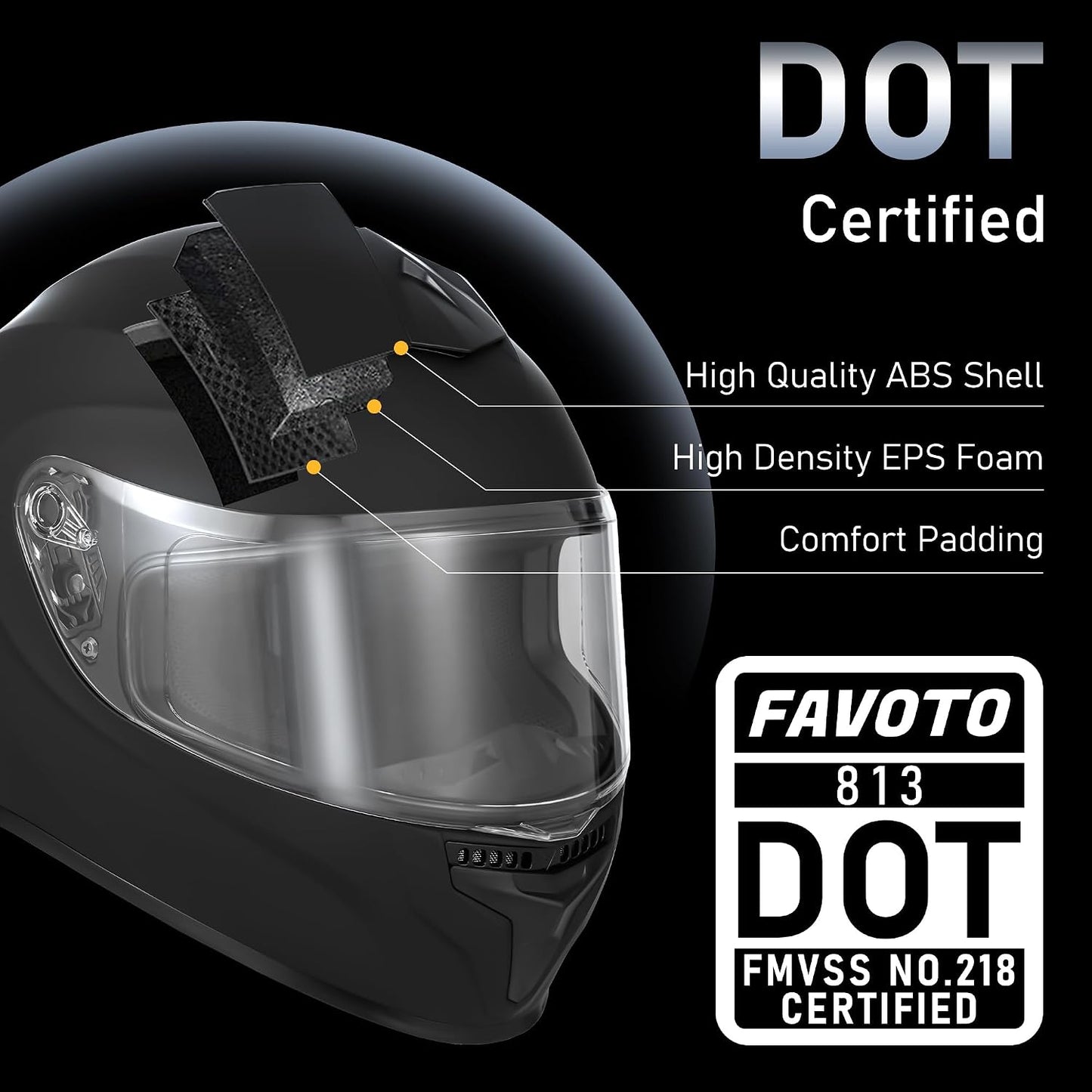Casco motocicleta cara completa viseras dobles M