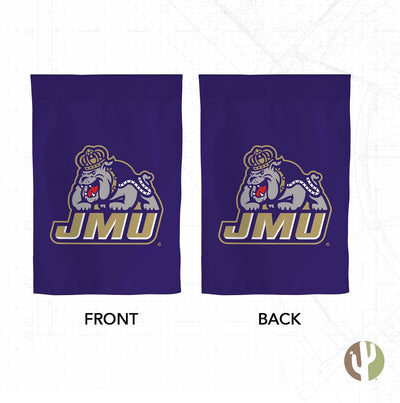 Bandera JMU Dukes 12x18" para eventos al aire libre