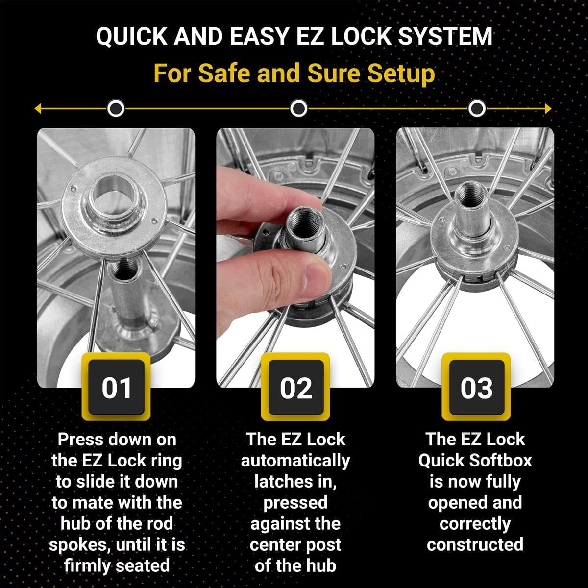 Softbox EZ Lock 12x36 para luz rápida