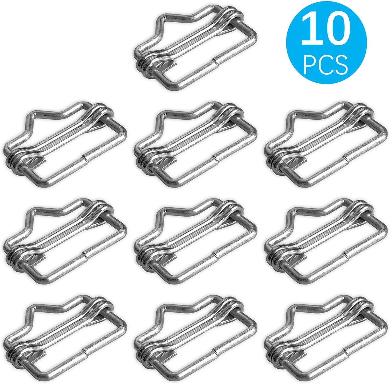 Empalmador eléctrico Polytape 1-1/2" plateado set 10