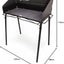 Mesa cocina al aire libre soporte acero 17.7x35.4pulg
