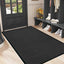 Tapete entrada 4x6ft rayas borde goma para interiores